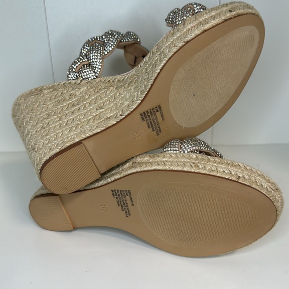 Steve Madden #8.5 Rhinestones Platform Sandals - Picture 12 of 13